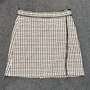 Ann Taylor Black and White A-Line Skirt